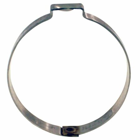 HOMESTEAD 1 in. to 1 in. Stainless Steel Band Mulit-Size Clamp Ring, Silver HO2740614